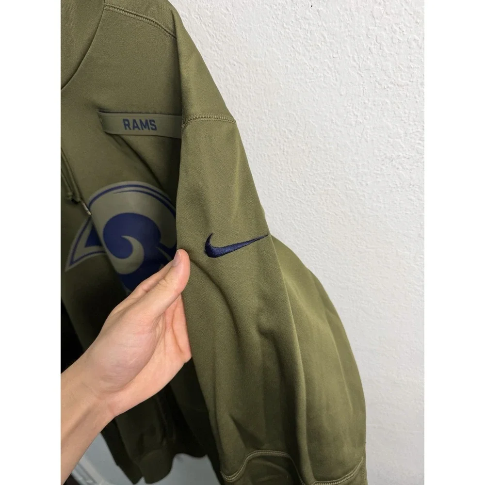Los Angeles Rams Hoodie Player Issued Sz 4XL Salute To Service NFL Football Nike